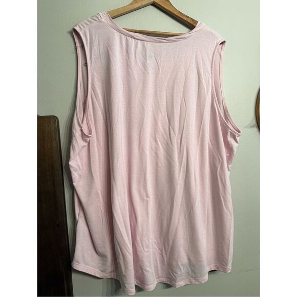 Disney Pink Chasing The Fun Castle Sleeveless Hi-Low Graphic Tank Top Size 3X - Picture 2 of 4